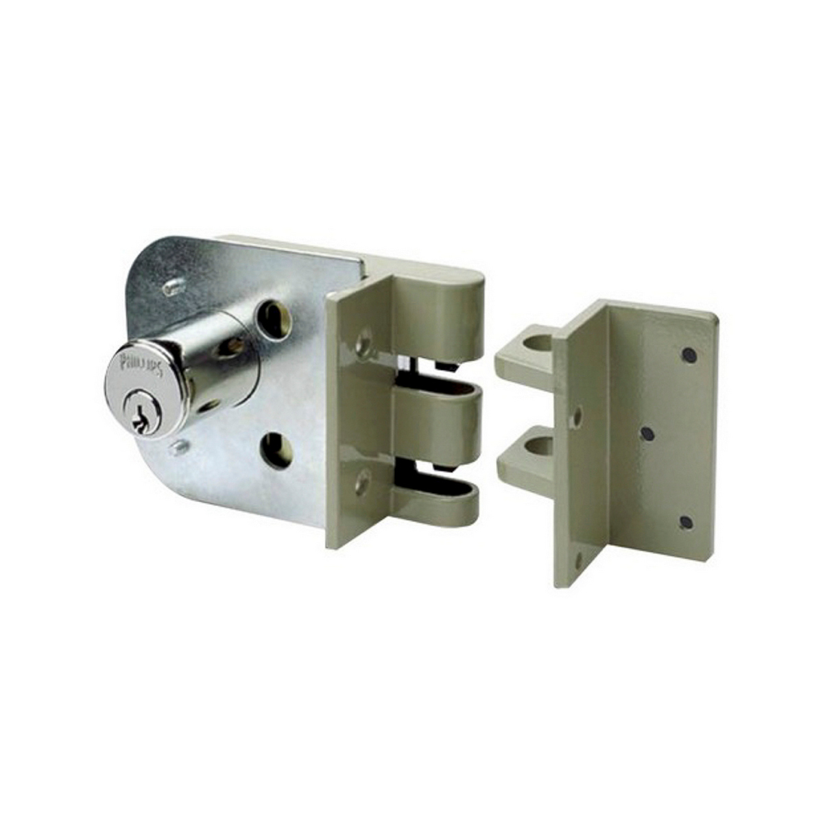 Foto 2 pulgar | Cerradura Puerta Corrediza Phillips color Beige Izquierda Instala Fácil