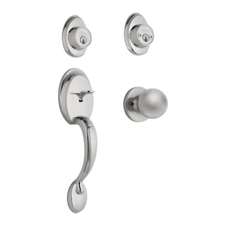 Foto 1 | Jaladera Perilla y Cerrojo Llave Hermex Cep-32pjp color Plata Cromo Mate