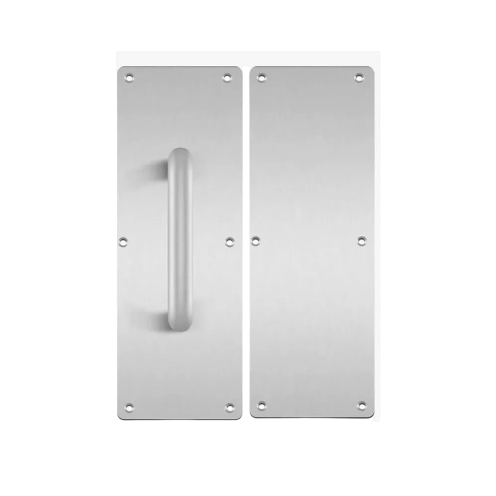 Foto 1 | Jaladera Placa para Puertas Acero Inoxidable Placa Empuje color Plata