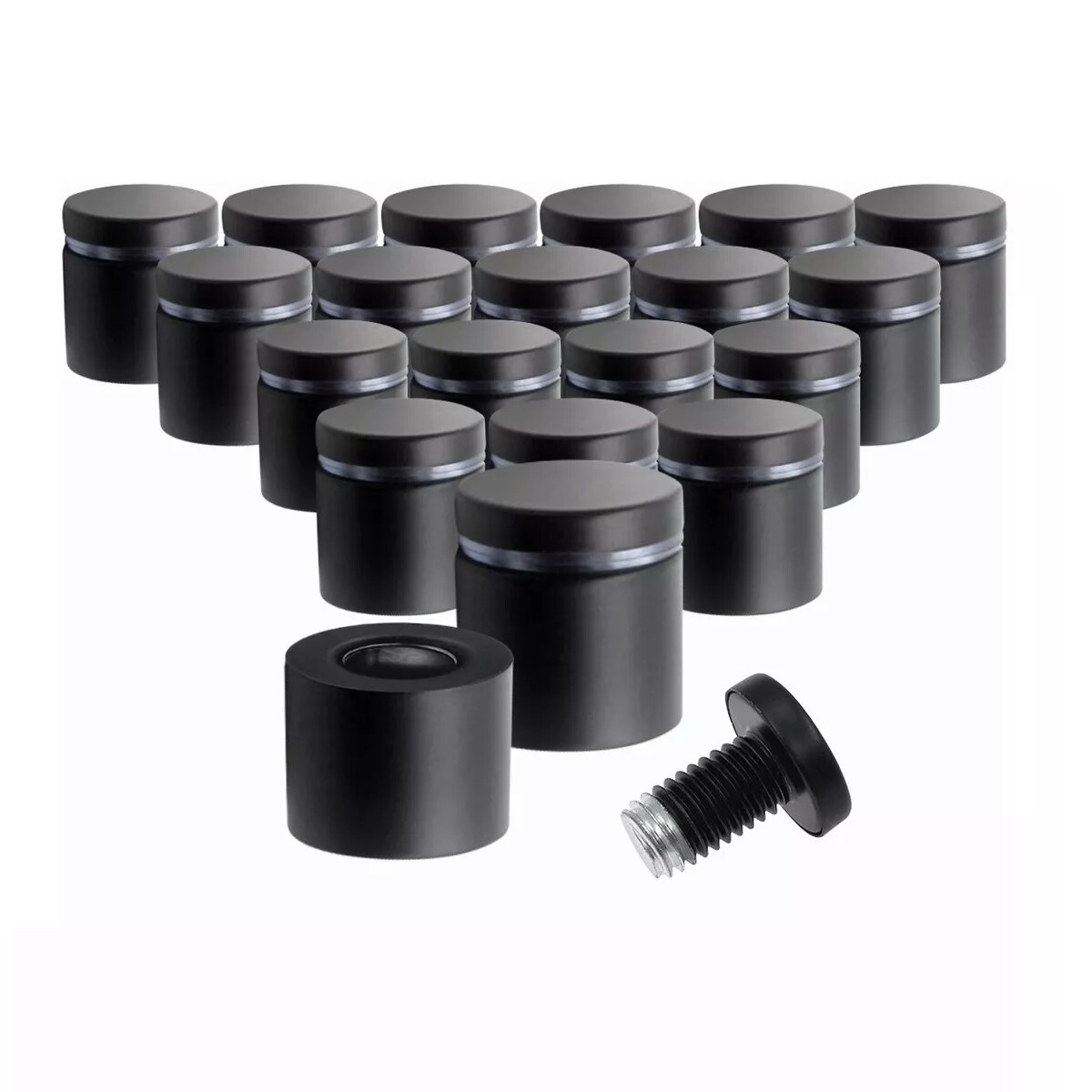 Chapetones para Montaje De Herrajes Kit 20 Pcs  Eo Safe Imports Esi-11484  Negro $539