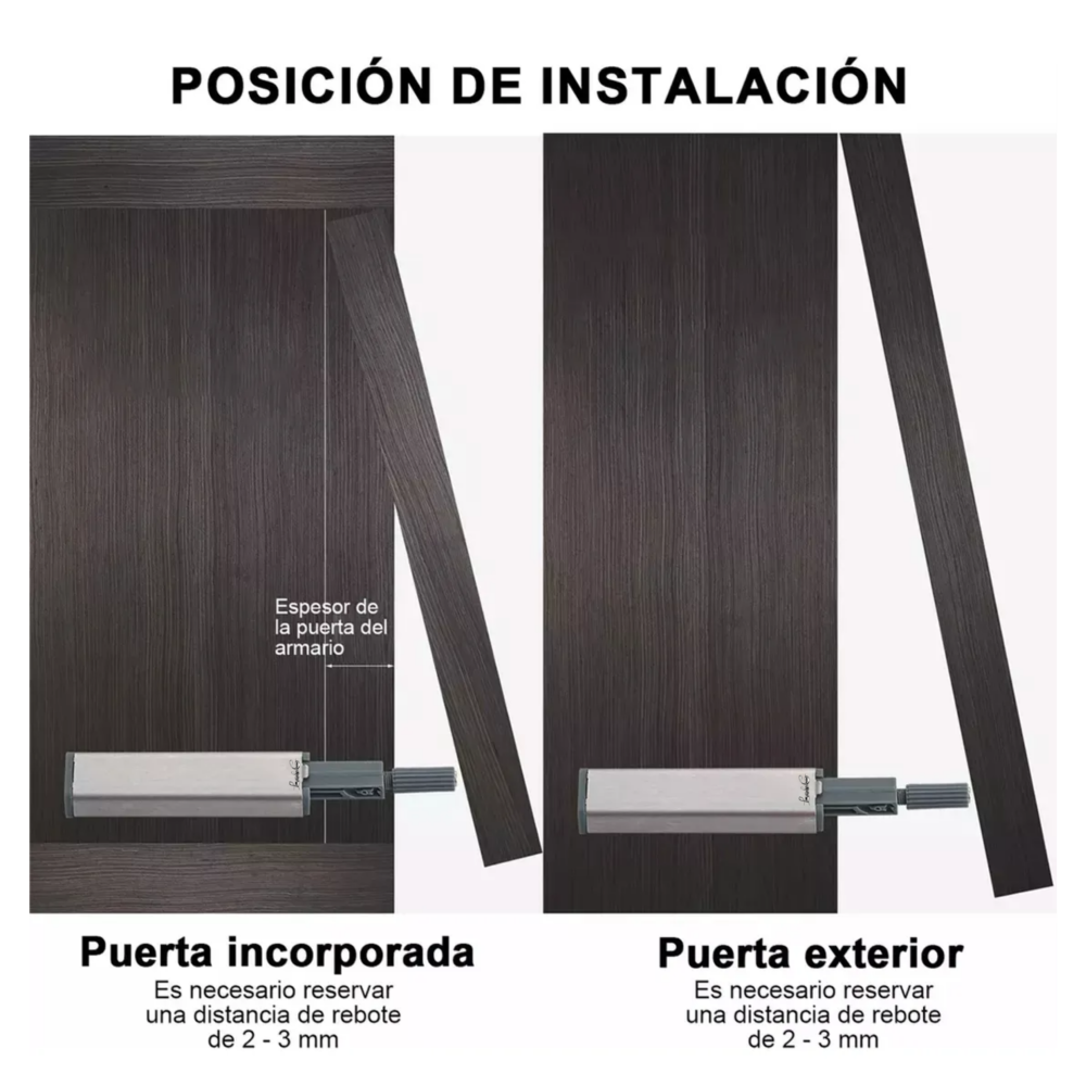 Foto 2 | 30pcs Herrajes De Cajones Lab.g  Push Open Para Puerta Gabinete Blanco Plata
