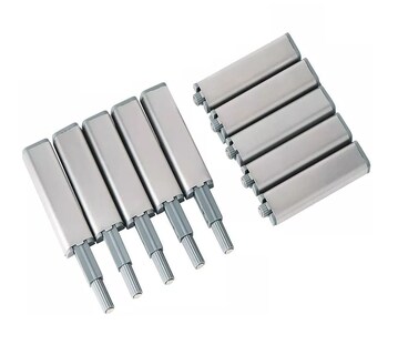 Foto 1 | Herrajes De Cajones Push Para Puerta Gabinete 10 Piezas Belug Type-2 Plateadas