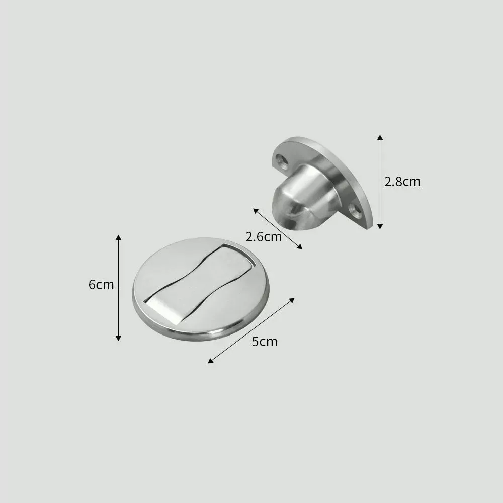 Foto 4 | Tope Magnético Belug Acero Inoxidable Para Puertas 4 piezas color Plata