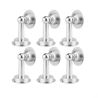 Foto 1 | Kit Tope de Puerta Magnético Succión de Pared Eo Safe Imports Esi-10928 Plata 6 Piezas