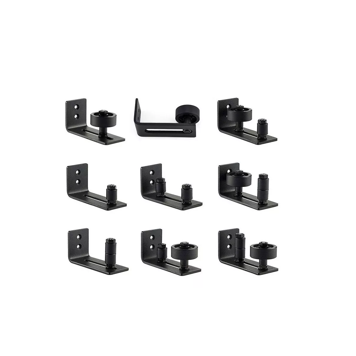 Foto 3 pulgar | Guía de Piso para Puerta Corrediza de Granero Eo Safe Imports Esi-11822 Negro