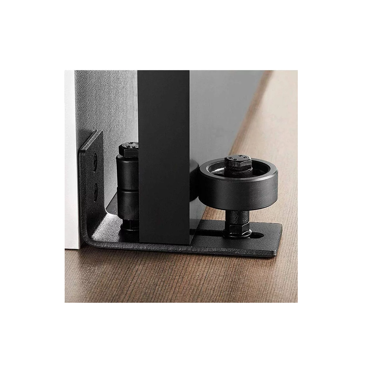 Foto 4 pulgar | Guía de Piso para Puerta Corrediza de Granero Eo Safe Imports Esi-11822 Negro