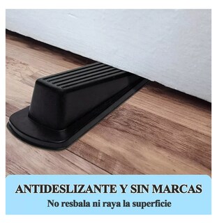 Foto 5 | Tope Para Puerta Cuña Detener Puertas Caucho Duradero 4 Pzs, Negro