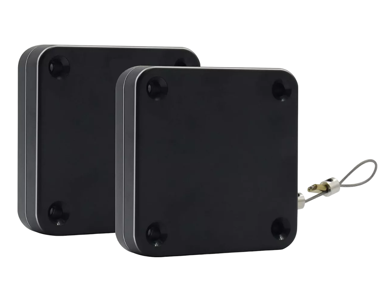 Foto 1 | Cierra Puertas Automático Sin Perforaciones Soporte 6.4 cm 2 Piezas Negro
