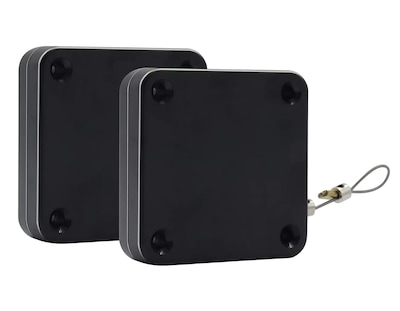 Foto 1 | Cierra Puertas Automático Sin Perforaciones Soporte 6.4 cm 2 Piezas Negro