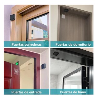 Foto 4 | Cierra Puertas Automático Sin Perforaciones Soporte 6.4 Cm 2 Pzs Negro