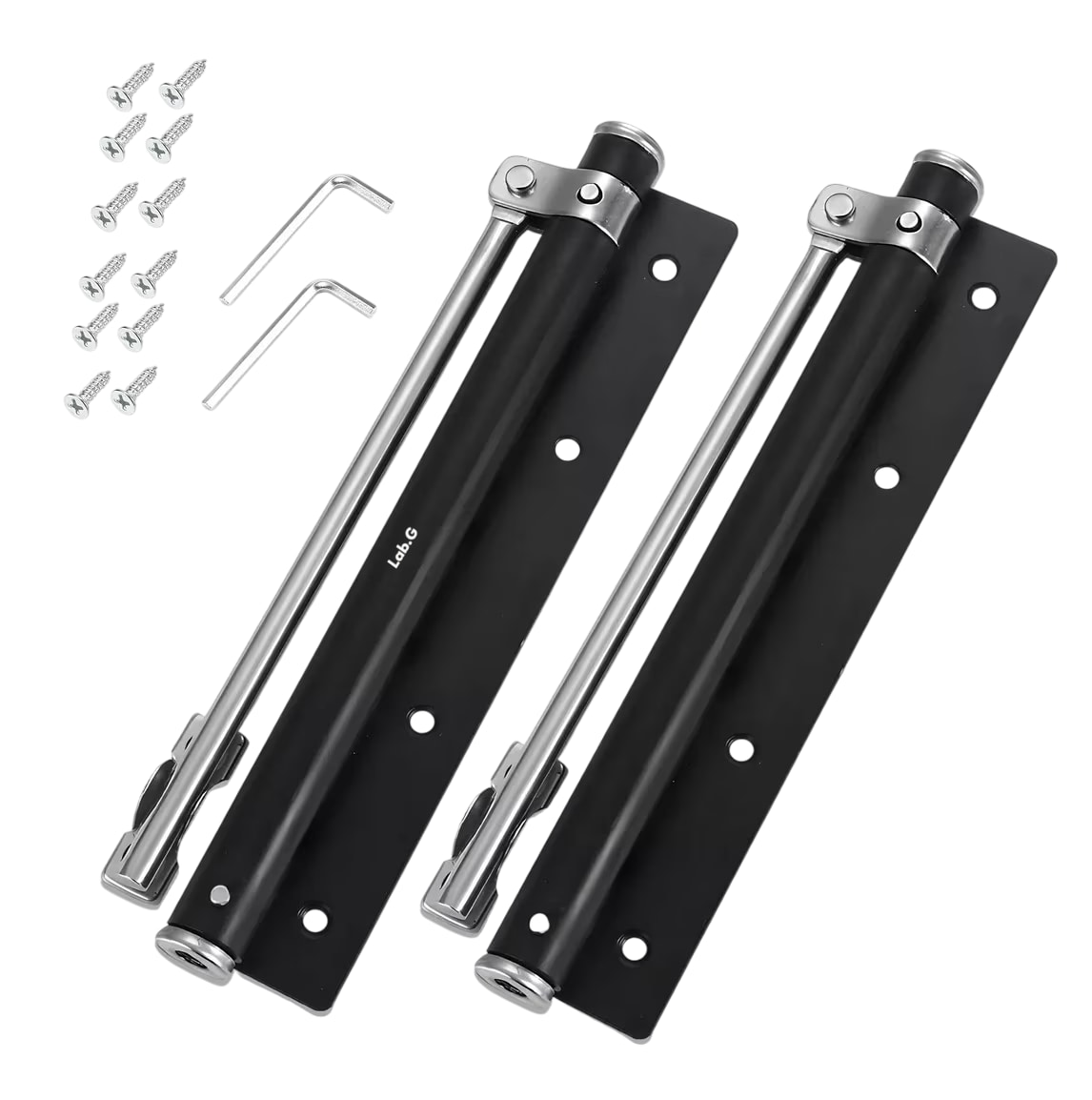 Cierra Puertas Automático Sin Perforar Para Uso Doméstico Negro $529