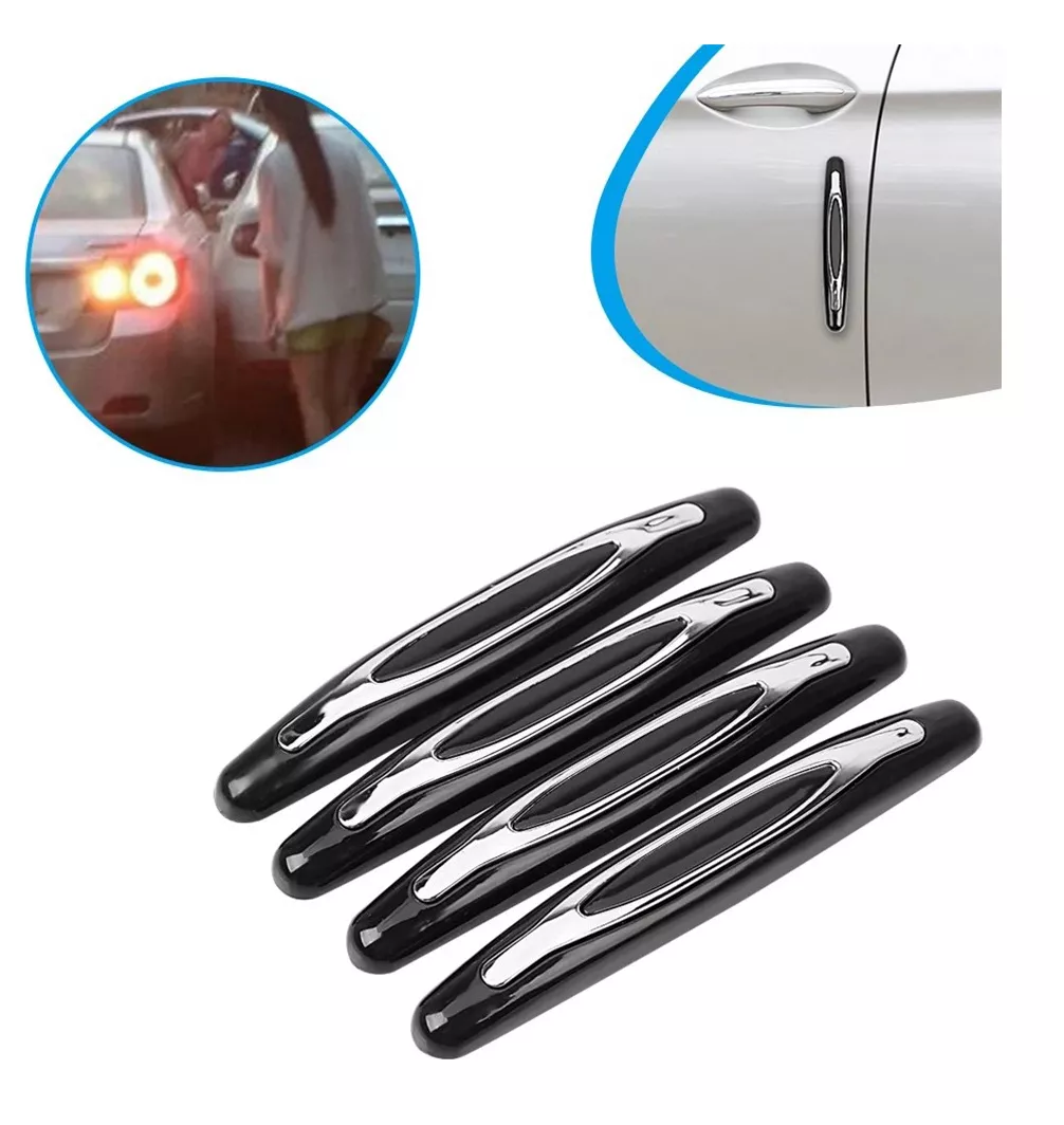 Foto 4 pulgar | Protector De Puerta Evita Golpes Y Rasguños  4 Piezas Universal Negro