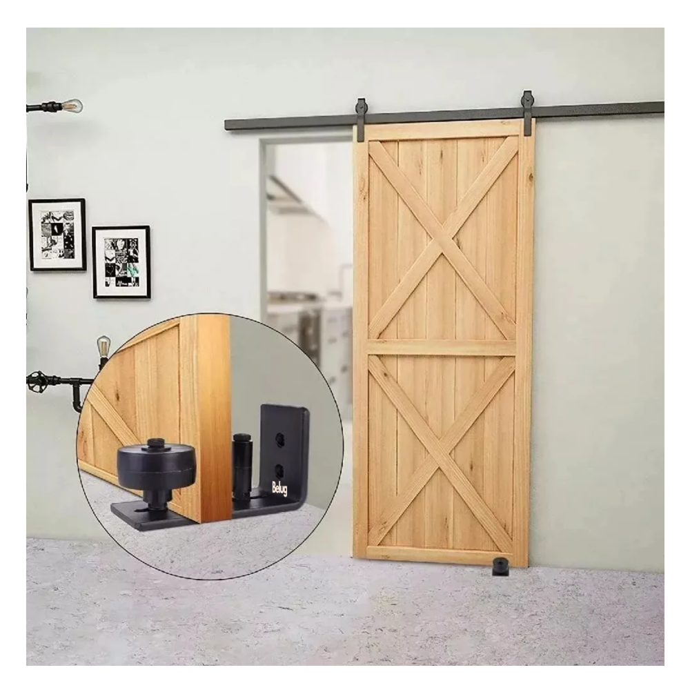 Foto 3 | Guía De Piso Para Puerta Corrediza De Granero Belug, Configuración Negro