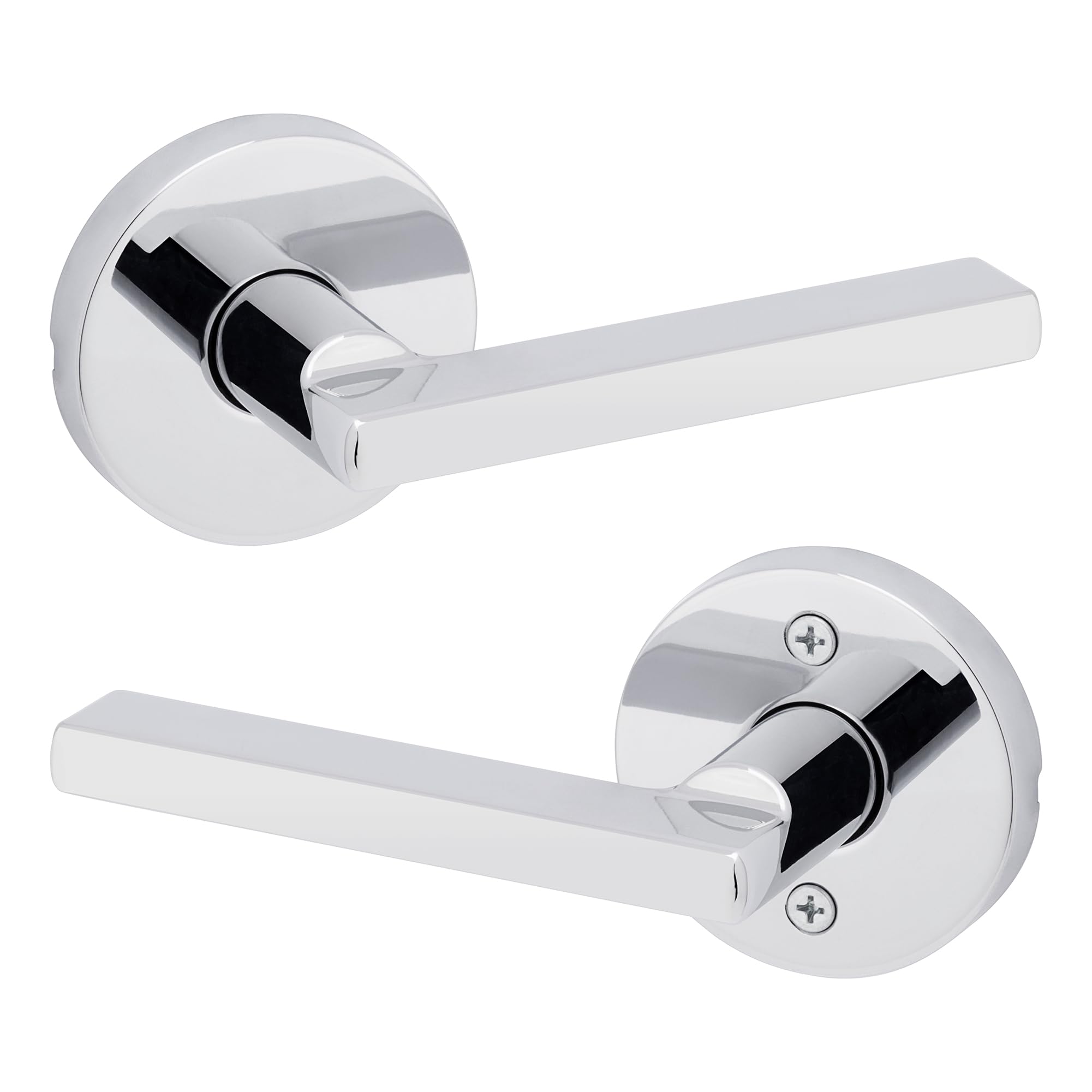 Foto 1 | Pomo De Puerta Kwikset Halifax, Pasillo Interior, Cromo Pulido - Venta Internacional.