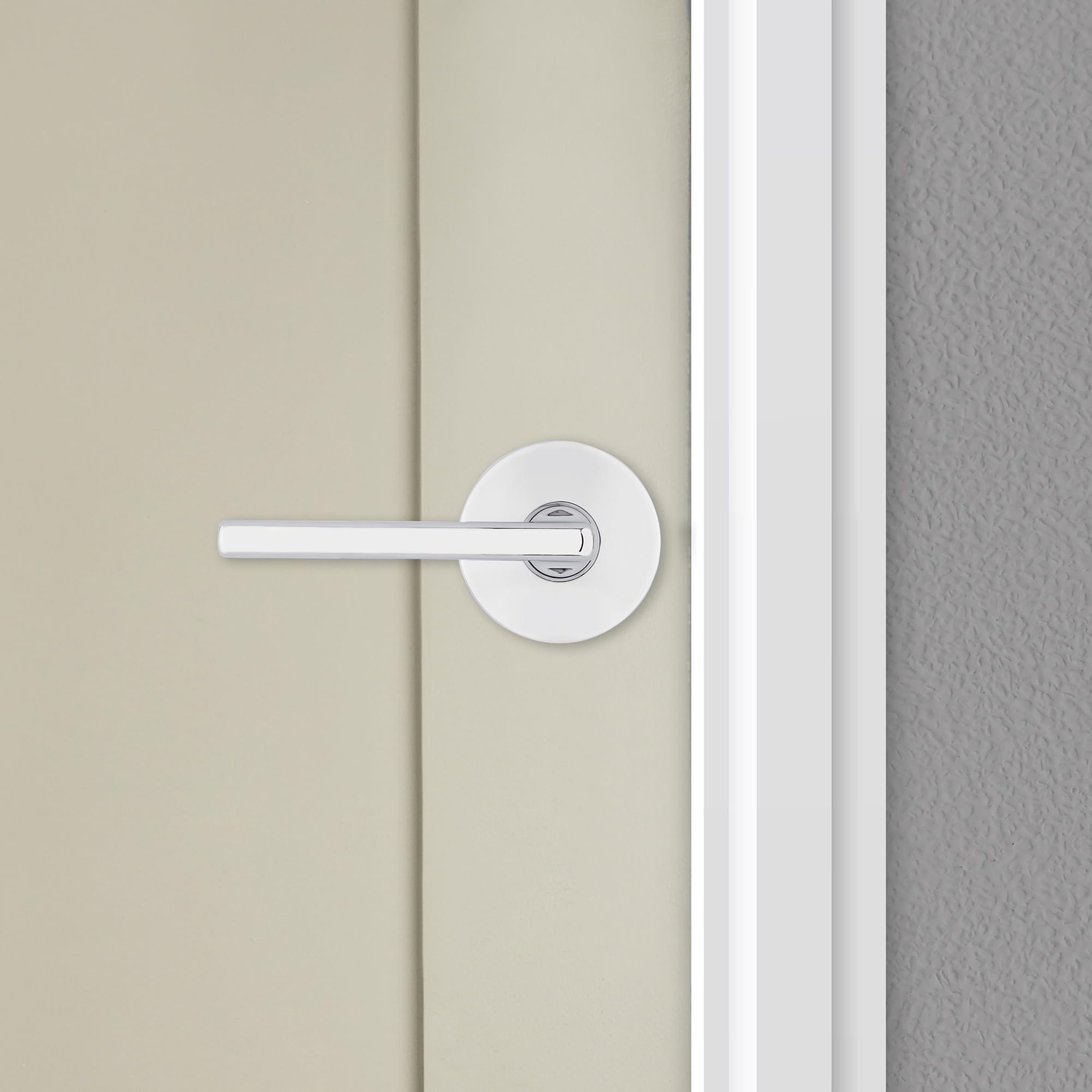 Foto 5 pulgar | Pomo De Puerta Kwikset Halifax, Pasillo Interior, Cromo Pulido - Venta Internacional.