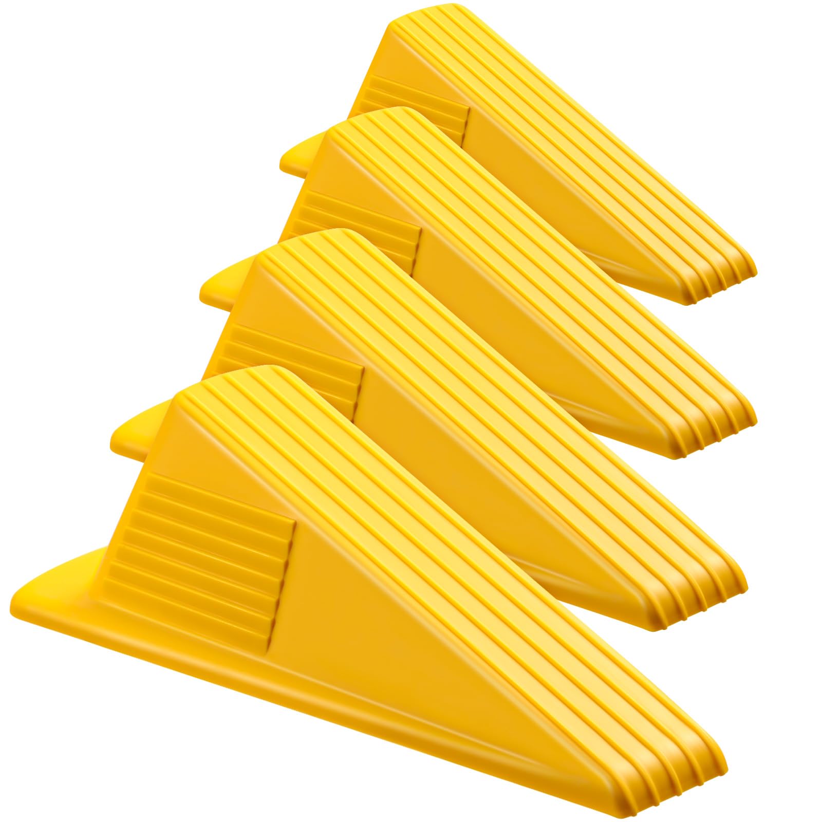 Tapones De Puerta Frienda Jumbo De Goma Tpr De Alta Resistencia, Color Amarillo, 5 Cm - Venta Internacional.