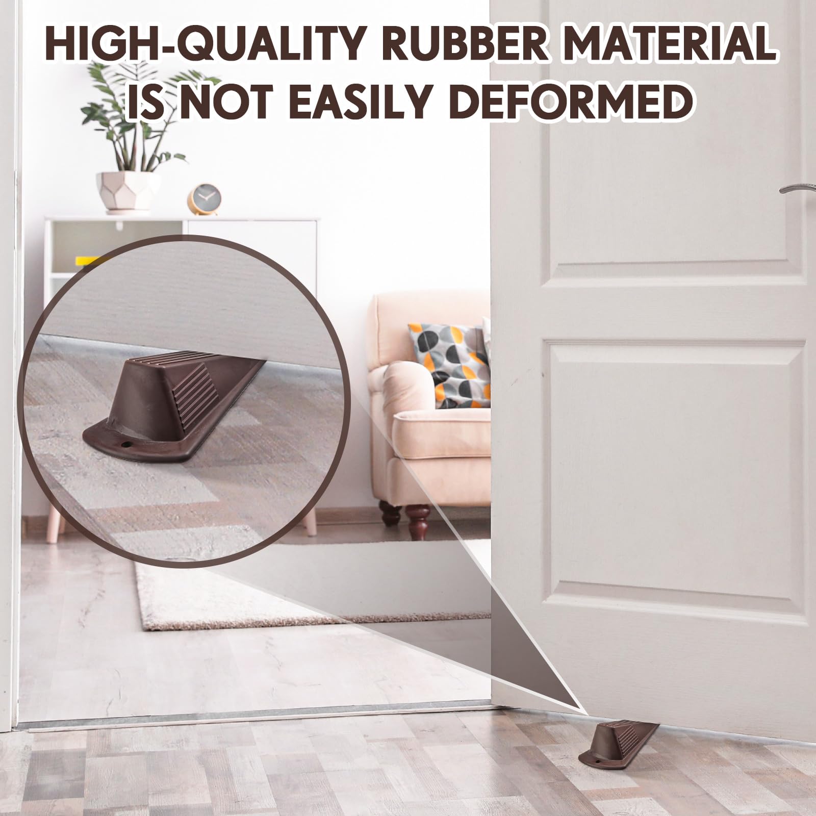 Foto 5 | Tapón De Puerta Frienda Jumbo, Resistente, 5 Cm, Goma Tpr, 2 Unidades - Venta Internacional.