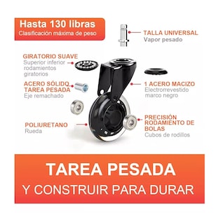 Foto 3 | Ruedas para Sillas Belug 5 Piezas