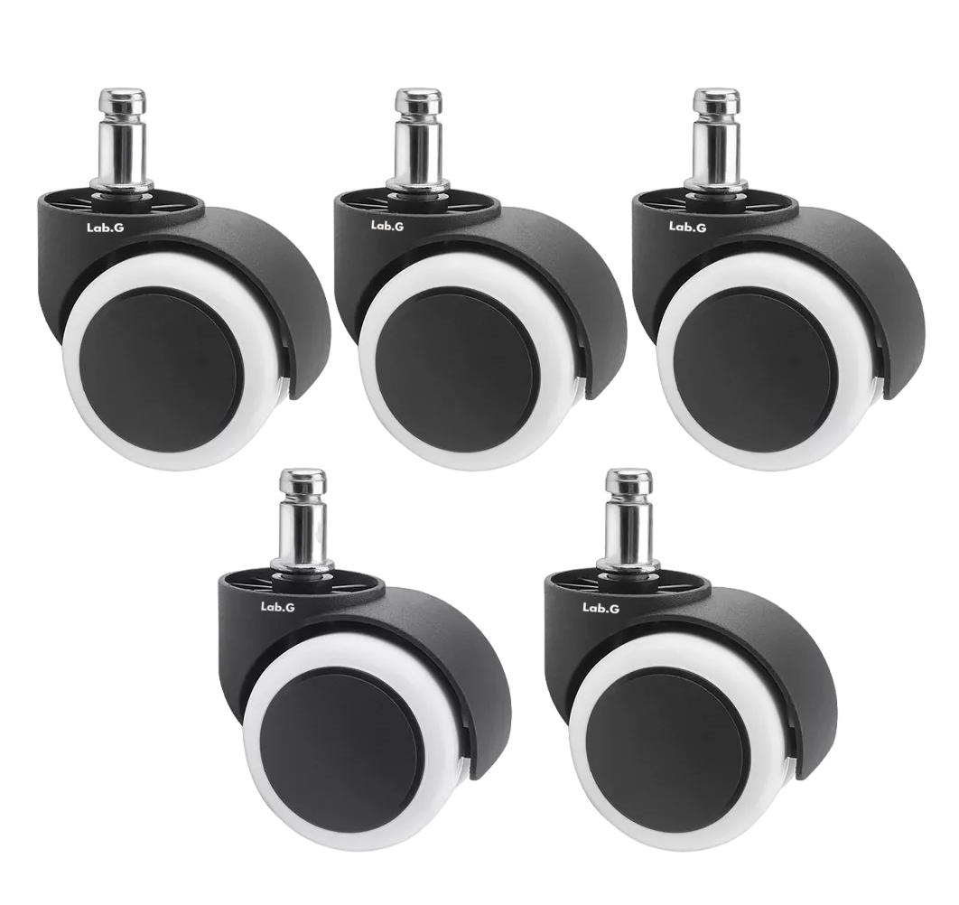 Ruedas para Sillas Lab.g 5 Piezas Negras