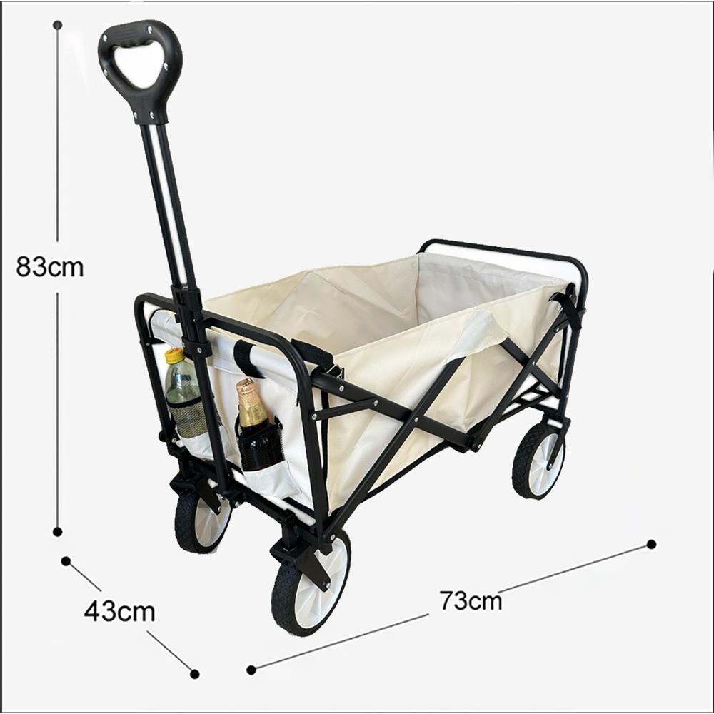 Foto 3 pulgar | Carrito Vagón Plegable de Carga Multiusos con Ruedas Camping