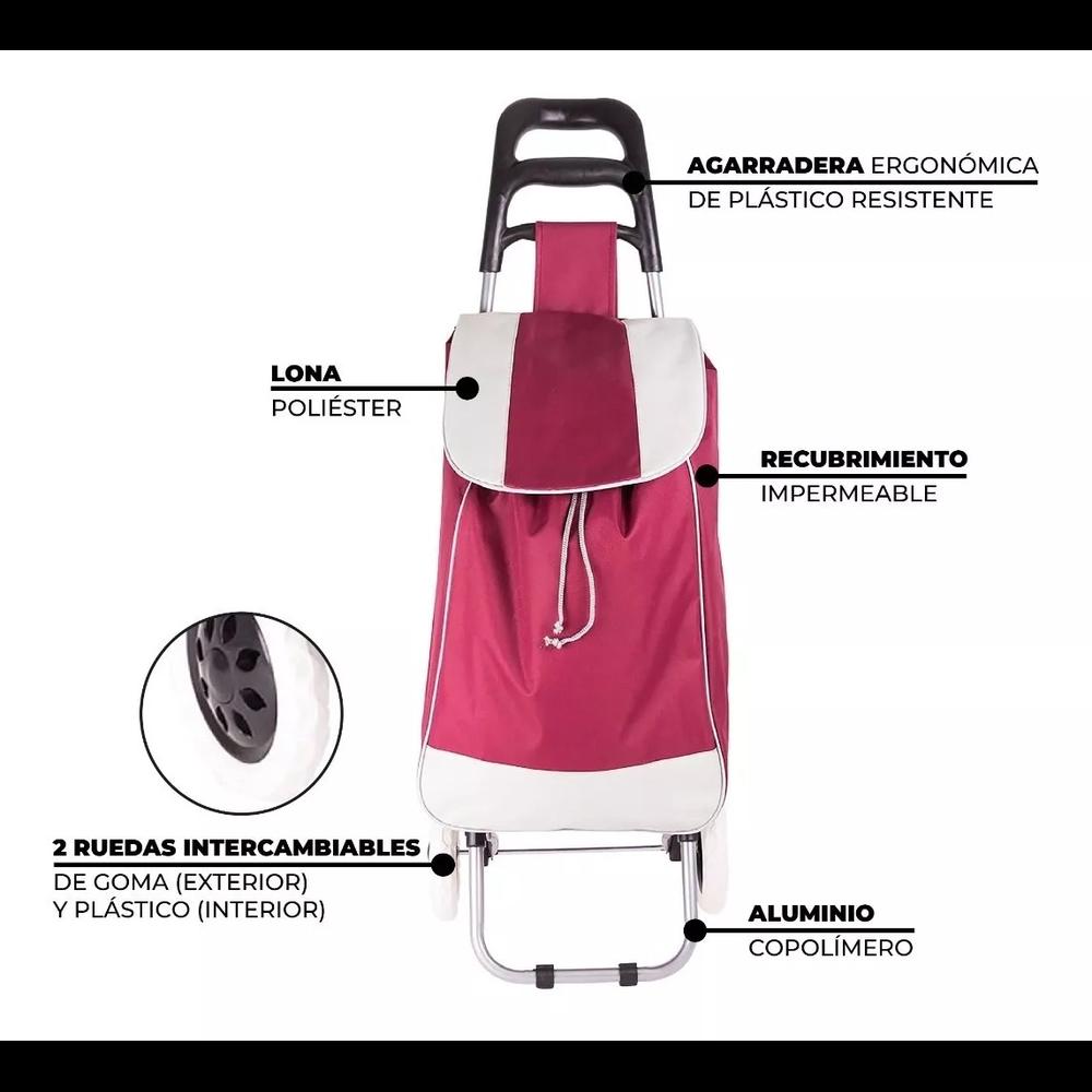 Foto 3 pulgar | Carrito de Compras Cjr Plegable y Multiusos