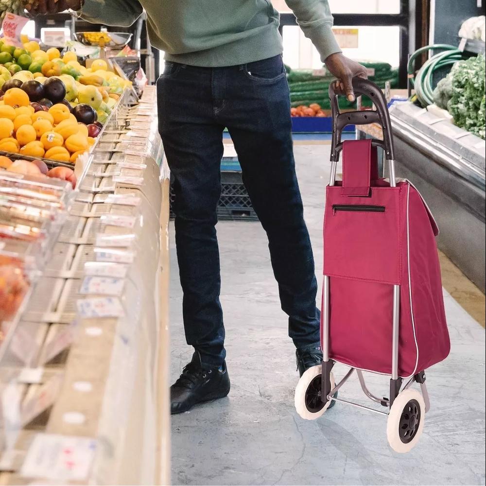 Foto 6 pulgar | Carrito de Compras Cjr Plegable y Multiusos