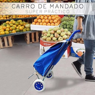 Foto 2 | Carrito de Compras Cjr Plegable y Multiusos