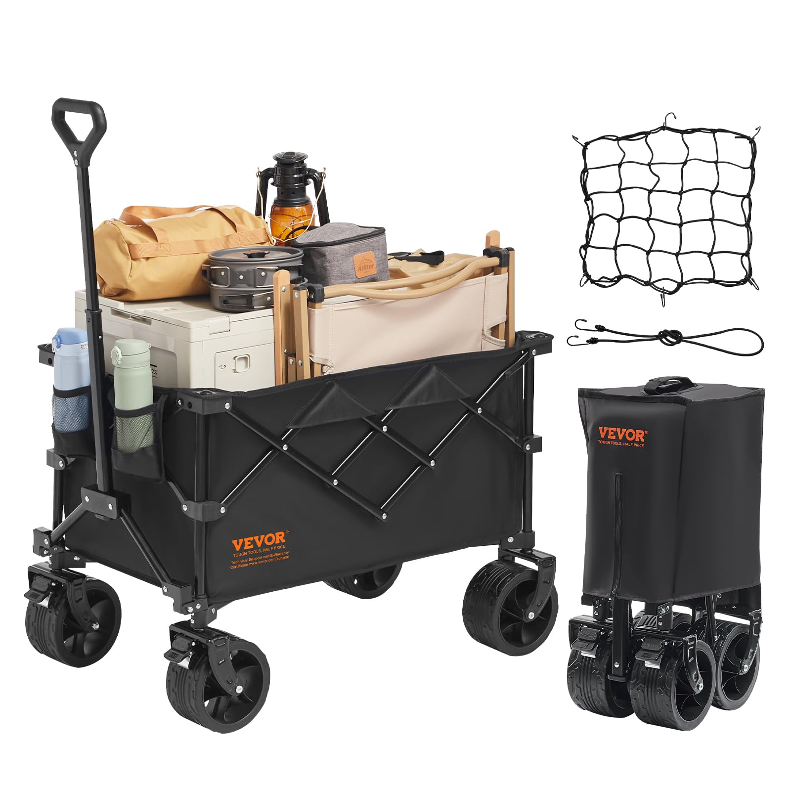 Foto 1 | Vagón Utilitario Para Exteriores Vevor De 150 Litros, Resistente, Capacidad De 160 Kg - Venta Internacional.