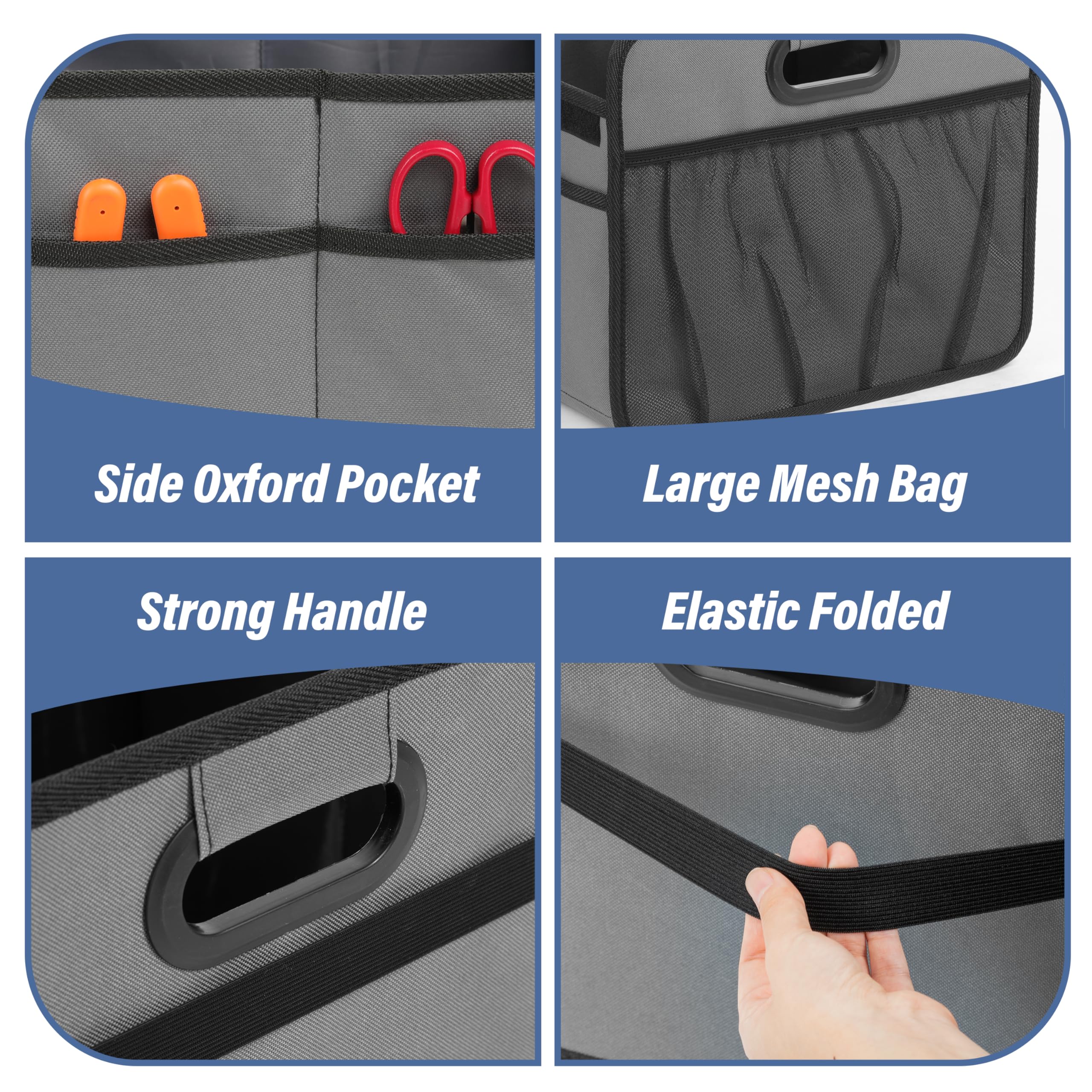 Foto 6 pulgar | Organizador De Maletero De Coche Simple Deluxe, 50 L, Suv, Impermeable, Gris - Venta Internacional.