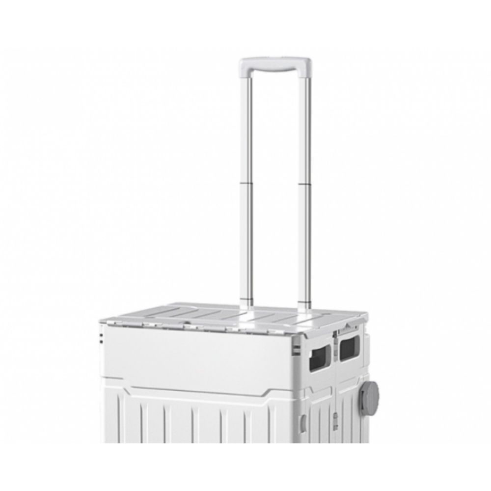 Foto 5 | Carrito de Compras de Plástico CM-TOP Plegable Gris