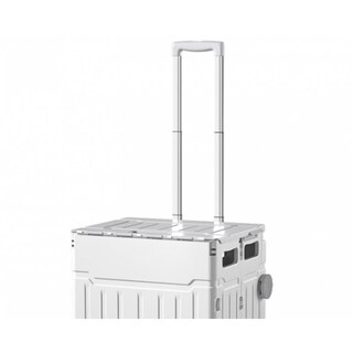 Foto 5 | Carrito de Compras de Plástico CM-TOP Plegable Gris