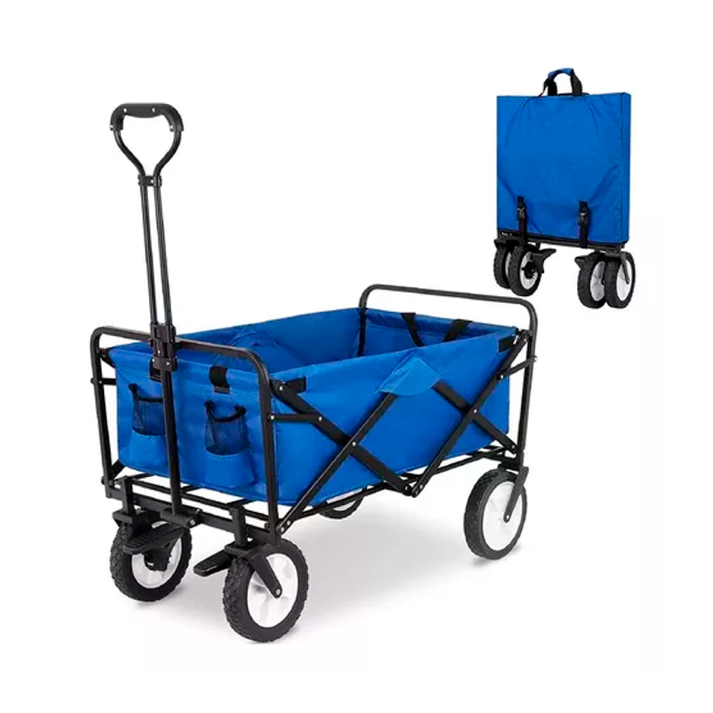 Foto 4 pulgar | Carrito Plegable Iliosinnova Azul para Exteriores Multifuncional