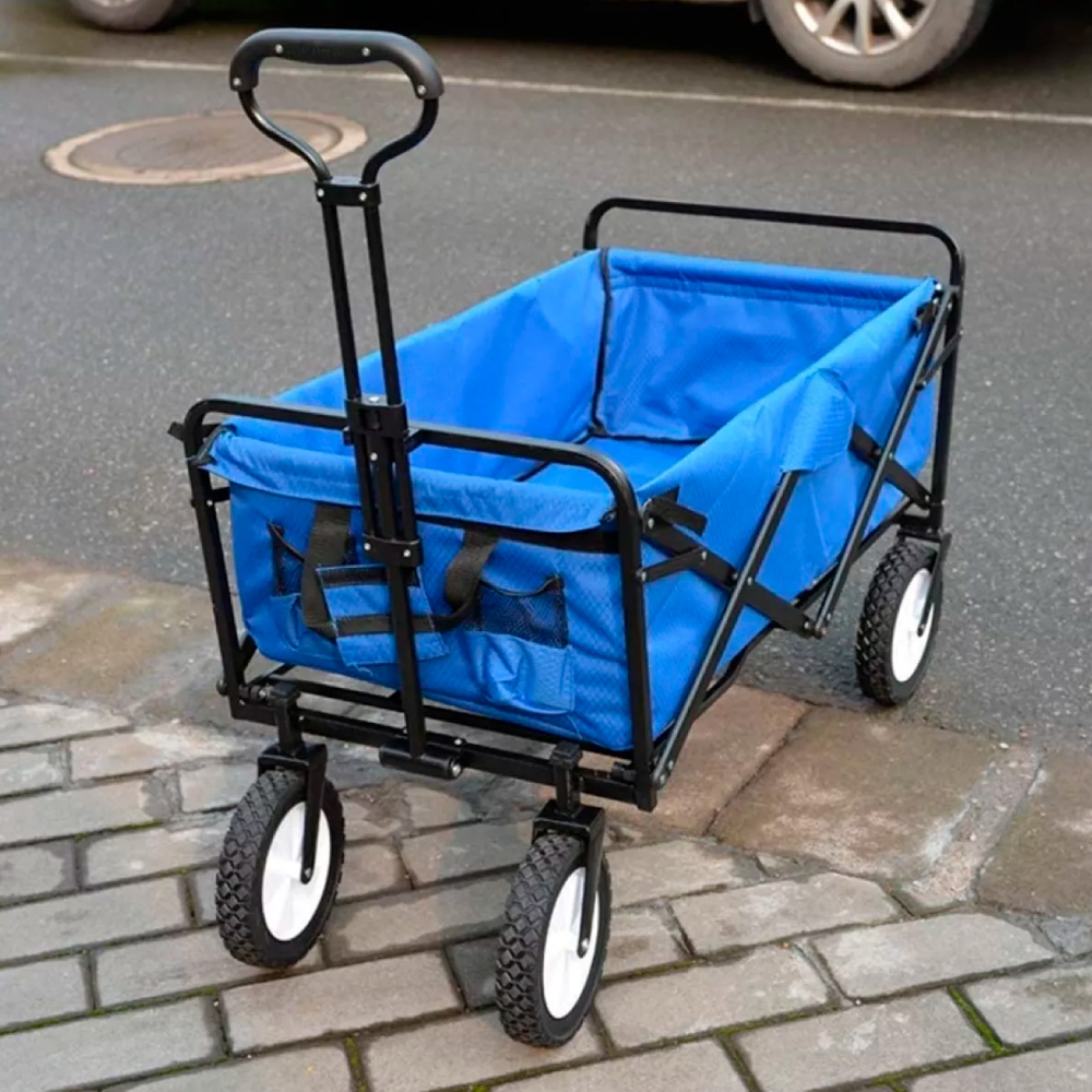 Foto 7 | Carrito Plegable Iliosinnova Azul para Exteriores Multifuncional