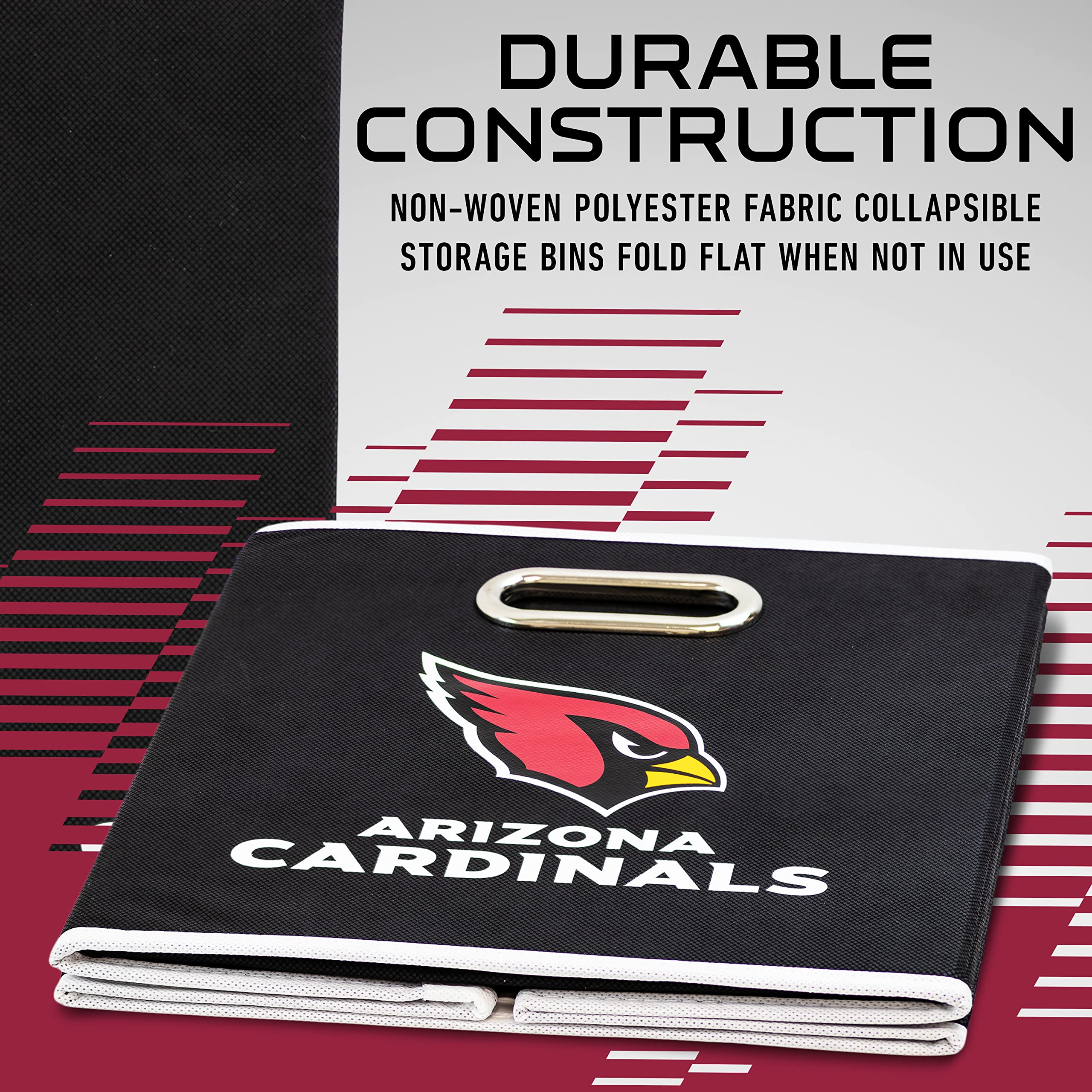 Foto 5 pulgar | Contenedor De Almacenamiento Franklin Sports Nfl Arizona Cardinals - Venta Internacional.