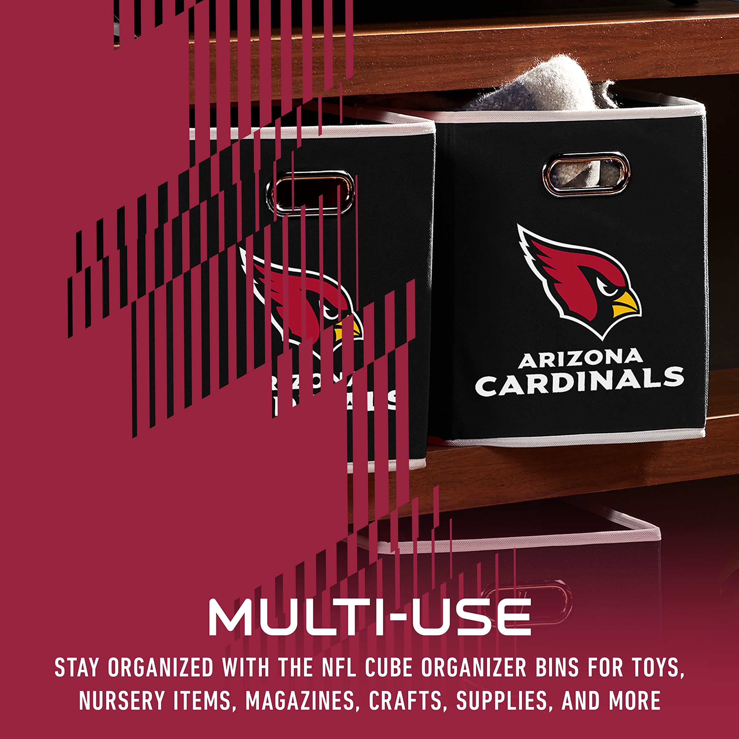 Foto 5 | Contenedor De Almacenamiento Franklin Sports Nfl Arizona Cardinals - Venta Internacional.