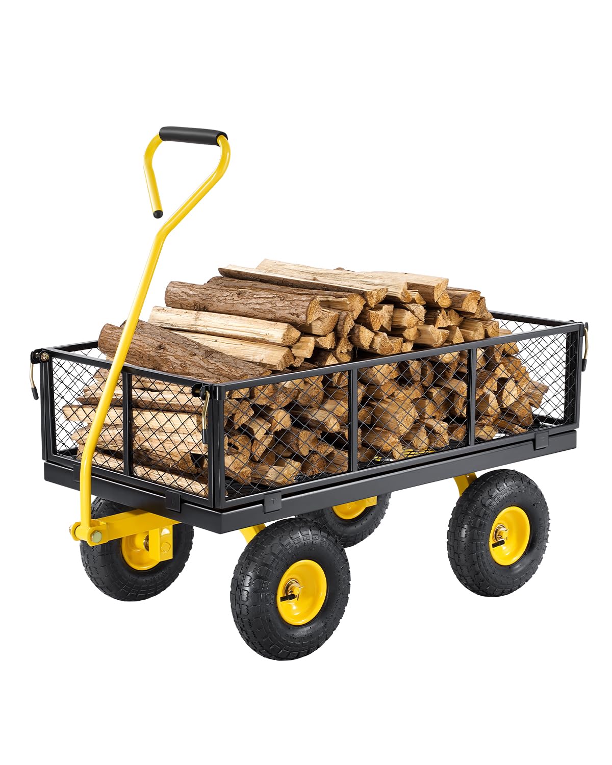 Foto 2 pulgar | Carrito De Jardín Vevor, 410 Kg, Acero Pesado Con 10 Neumáticos 180° H - Venta Internacional.