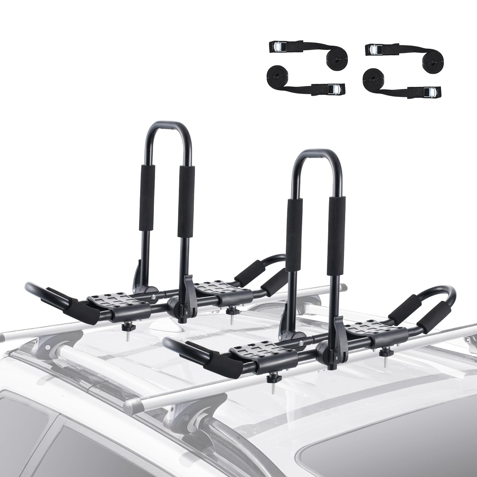 Foto 2 pulgar | Portaequipajes Vevor J-bar Plegable Con Correas Para Kayak, 150 Kg - Venta Internacional.