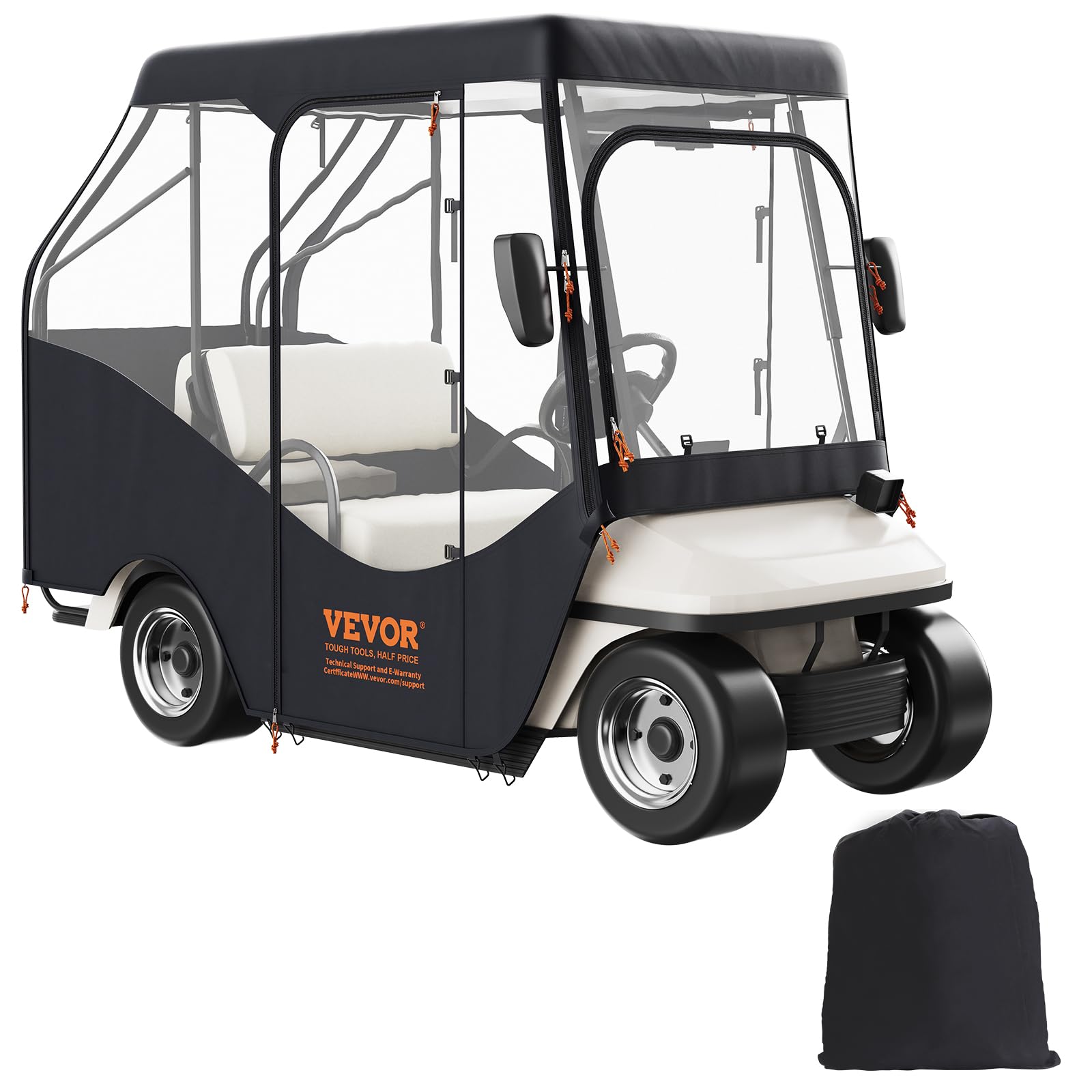 Foto 1 | Carcasa Para Carrito De Golf Vevor Para 4 Pasajeros, Coche Club, 420d, Poliéster - Venta Internacional.