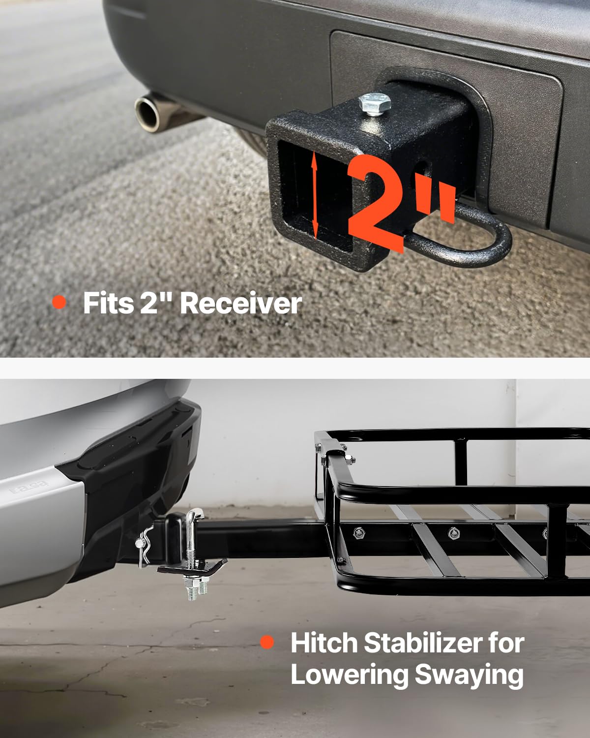 Foto 5 pulgar | Transportador De Carga Hitch Vevor De 53 X 19 Cm Con 227 Kg De Capacidad Para Suv - Venta Internacional.