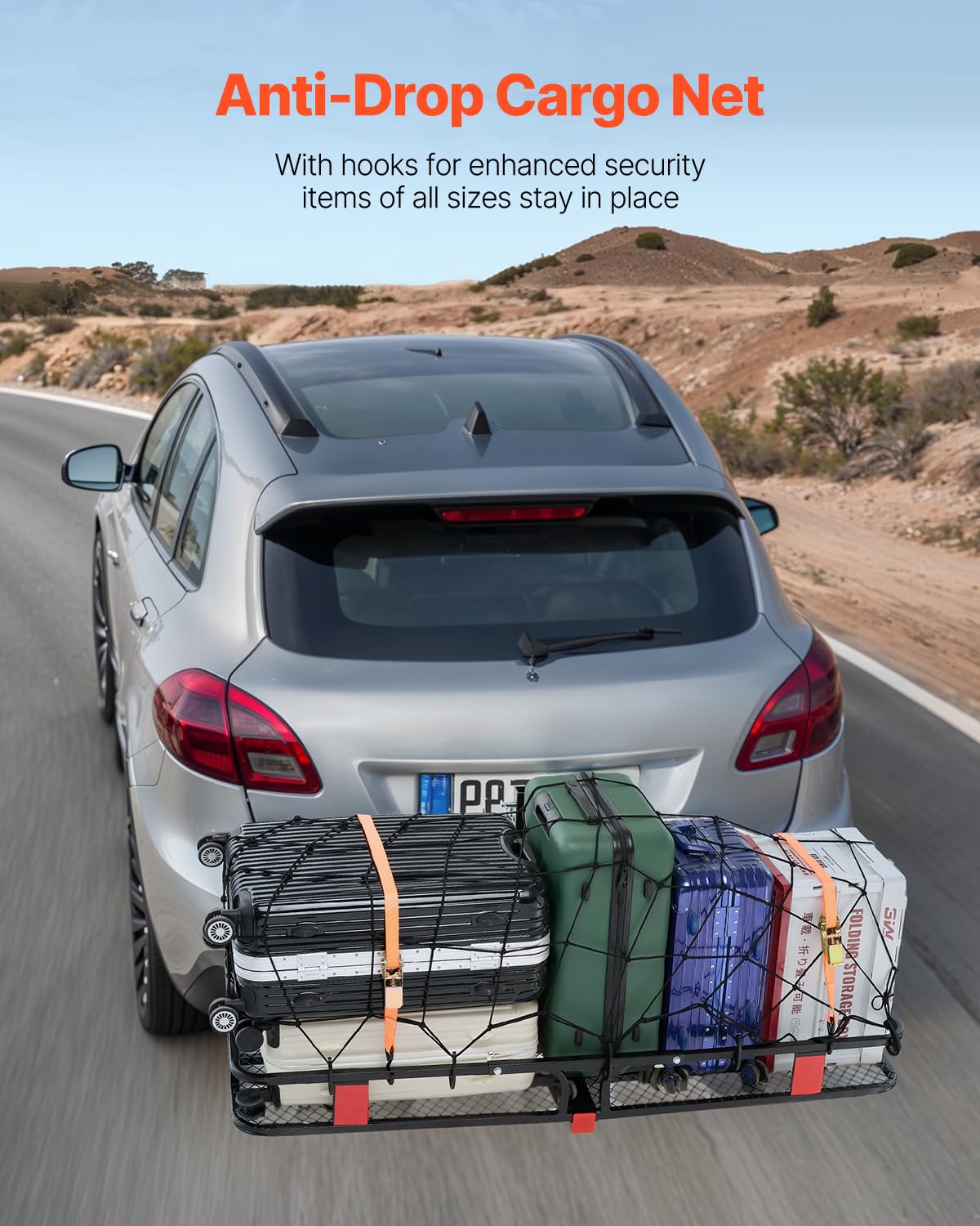 Foto 5 | Transportador De Carga Hitch Vevor De 53 X 19 Cm Con 227 Kg De Capacidad Para Suv - Venta Internacional.