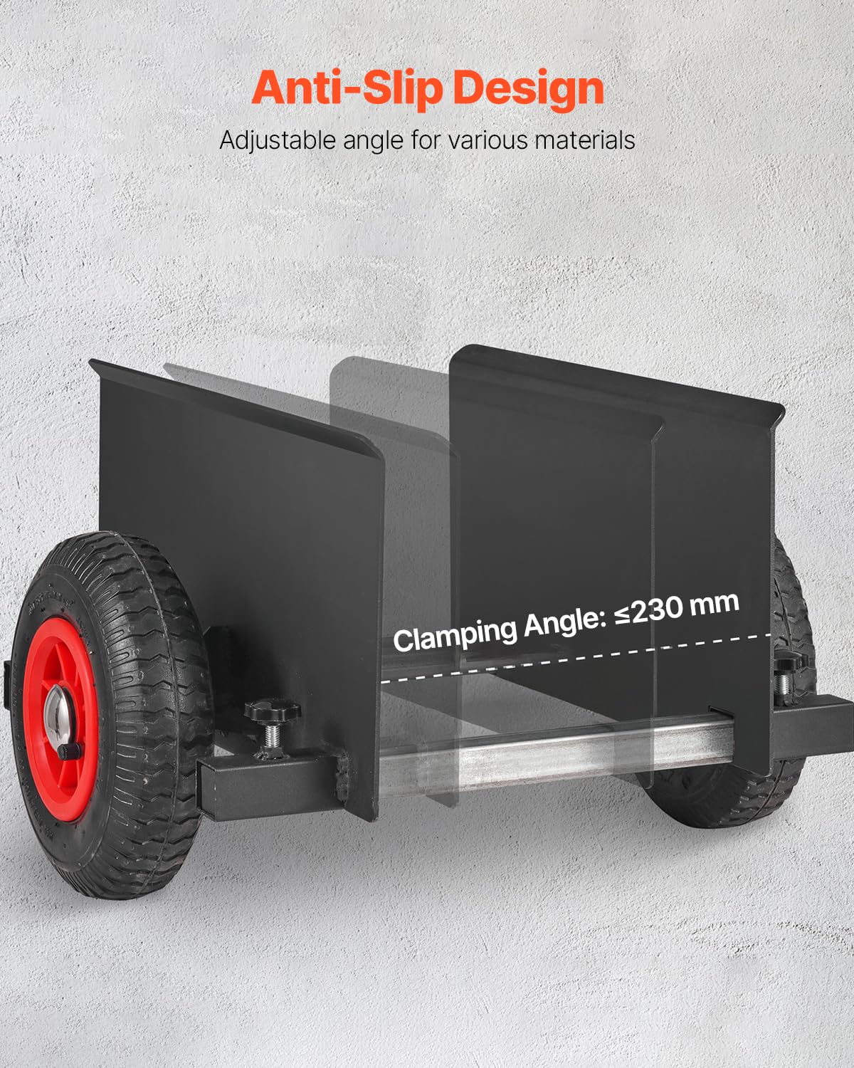 Foto 6 pulgar | Panel Dolly Vevor De 272 Kg Para Uso Pesado Con 8 Ruedas Neumáticas - Venta Internacional.