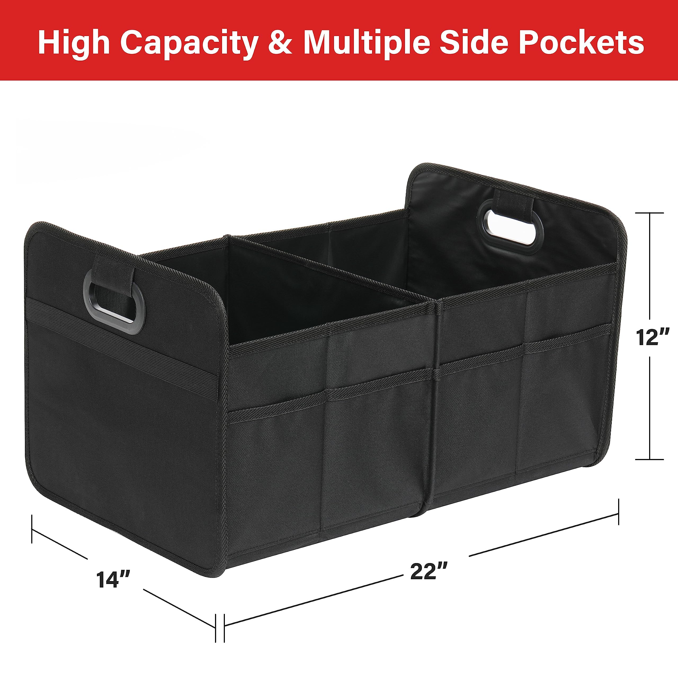 Foto 3 pulgar | Organizador De Maletero De Coche, Sencillo, De Lujo, 2 Compartimentos, Impermeable - Venta Internacional.