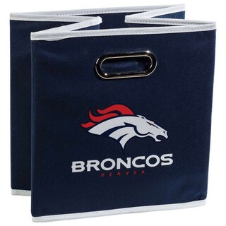 Foto 2 | Cubo De Almacenamiento Plegable Franklin Sports Nfl Denver Broncos - Venta Internacional.