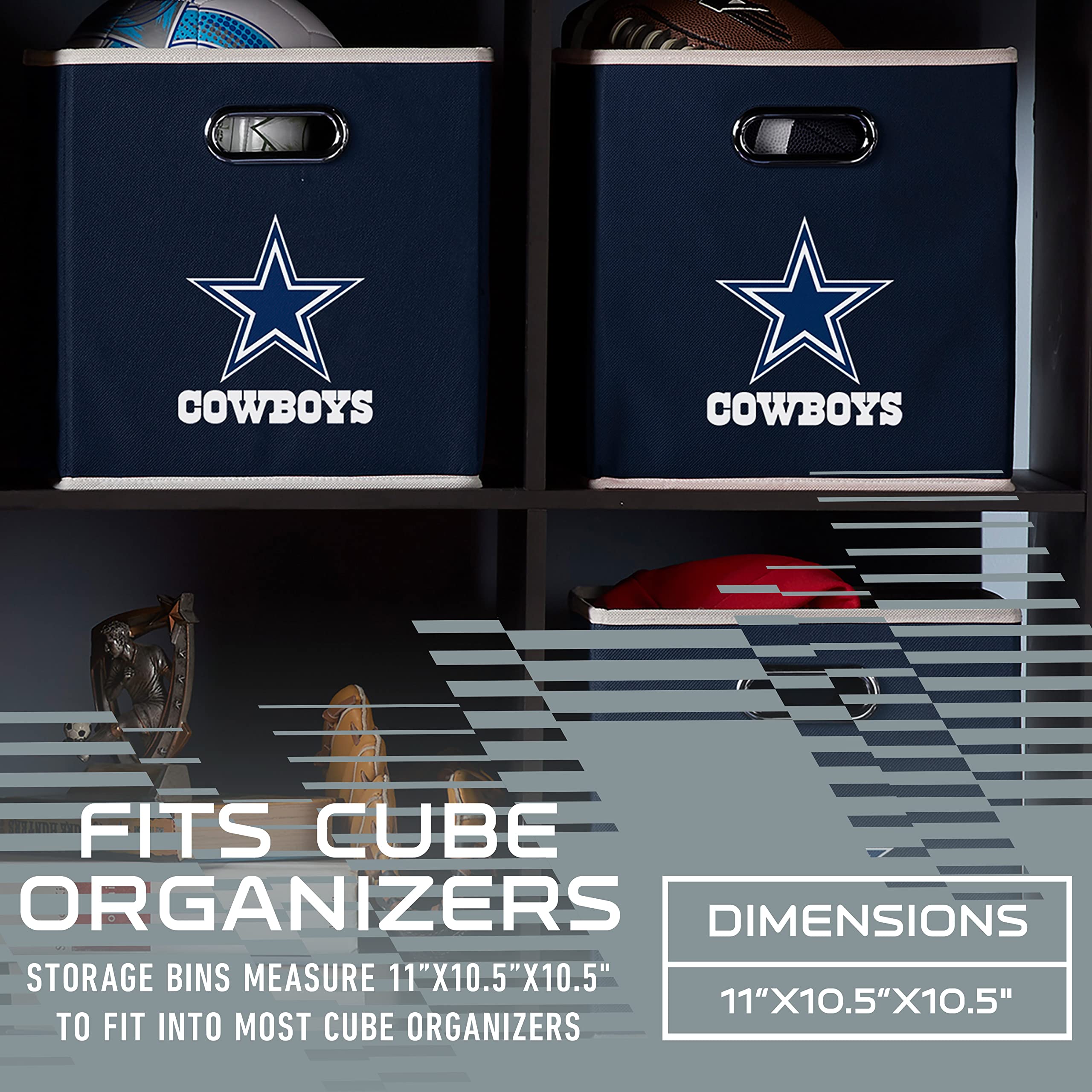Foto 4 pulgar | Contenedor De Almacenamiento Plegable Franklin Sports Nfl Dallas Cowboys - Venta Internacional.