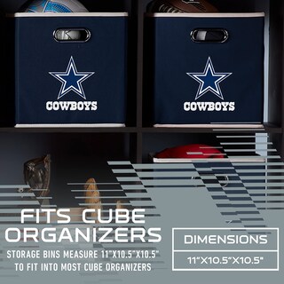 Foto 3 | Contenedor De Almacenamiento Plegable Franklin Sports Nfl Dallas Cowboys - Venta Internacional.