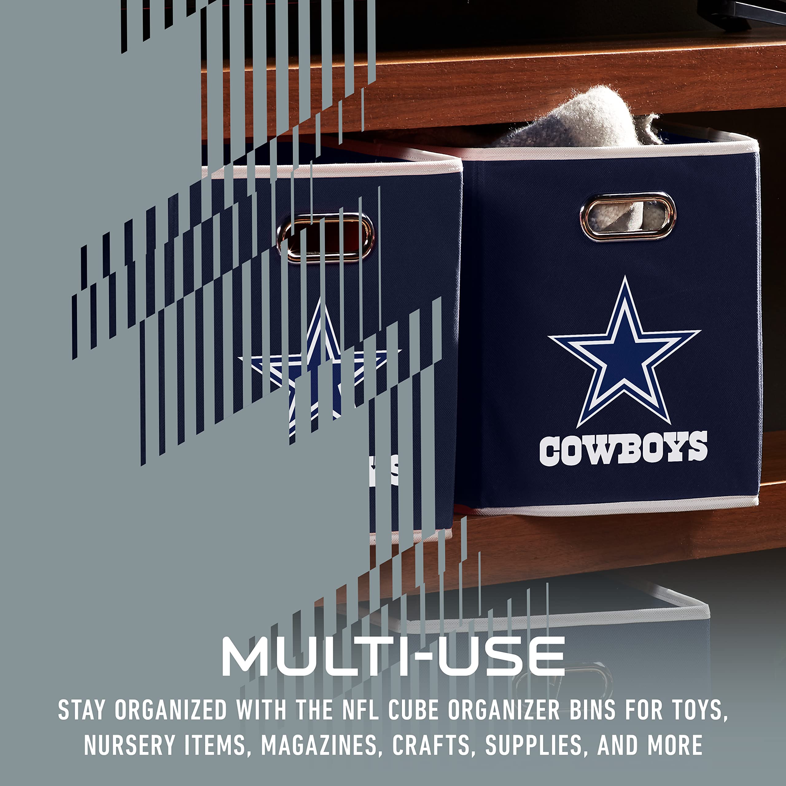 Foto 6 pulgar | Contenedor De Almacenamiento Plegable Franklin Sports Nfl Dallas Cowboys - Venta Internacional.