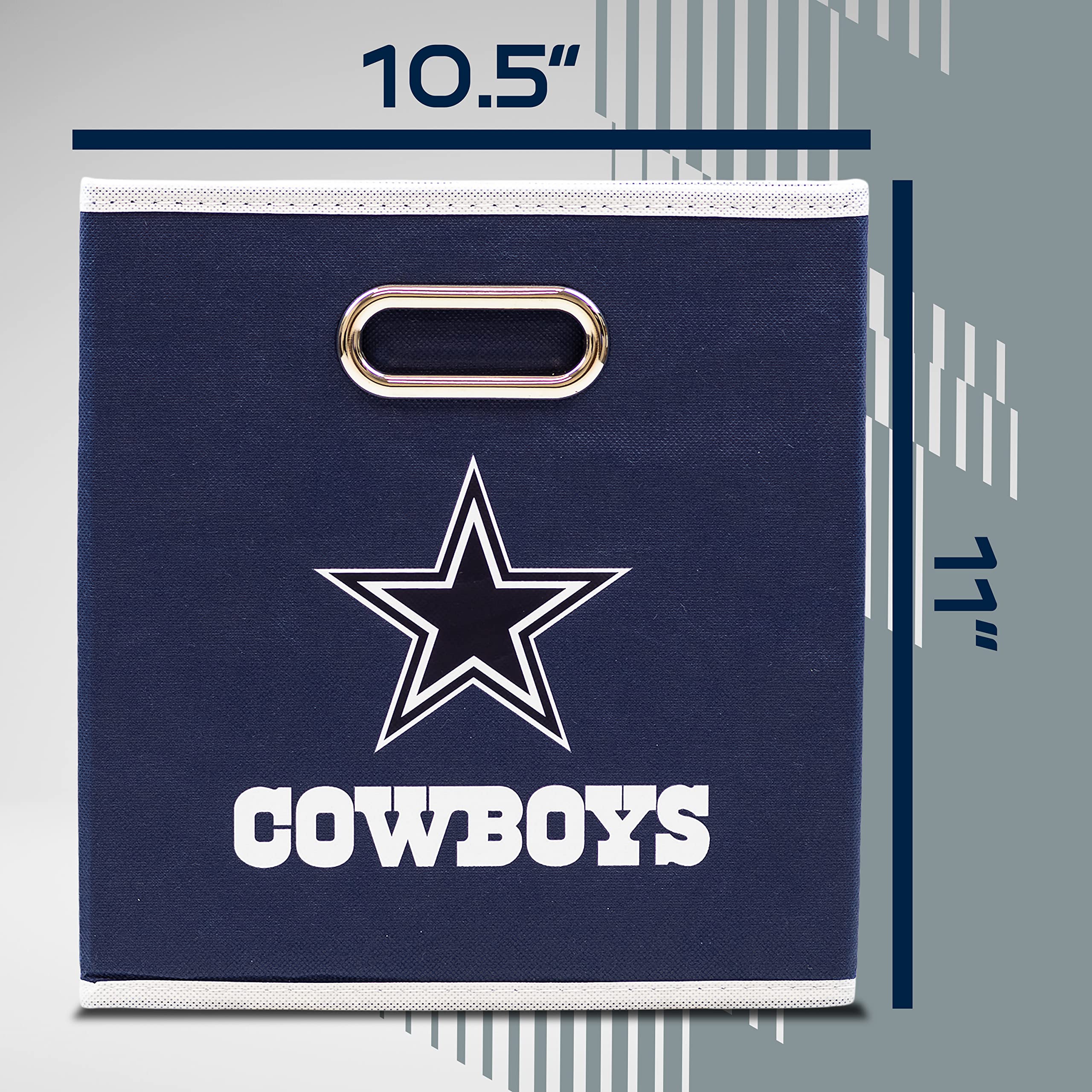 Foto 8 pulgar | Contenedor De Almacenamiento Plegable Franklin Sports Nfl Dallas Cowboys - Venta Internacional.