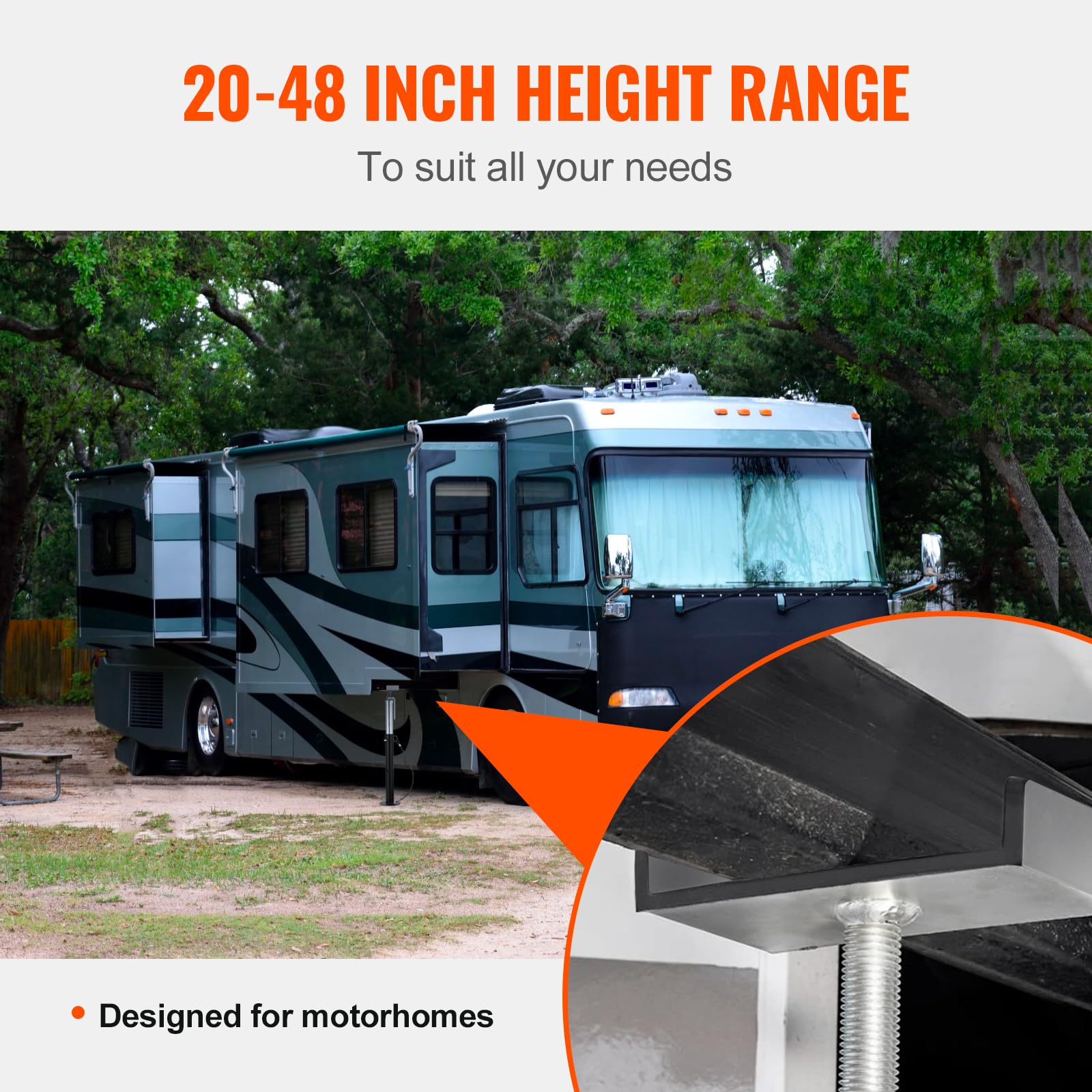 Foto 4 | Enchufes Deslizables Para Autocaravanas Vevor, 5000 Libras De Capacidad, Paquete De 2 - Venta Internacional.