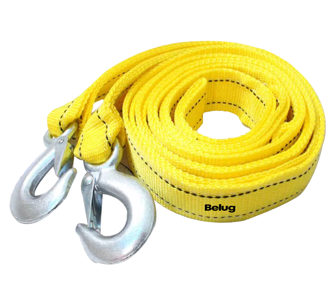 Foto 2 pulgar | Cuerda Remolque Olécranon Doble Capa Espesada Correa 4m/5t Belug Amarillo