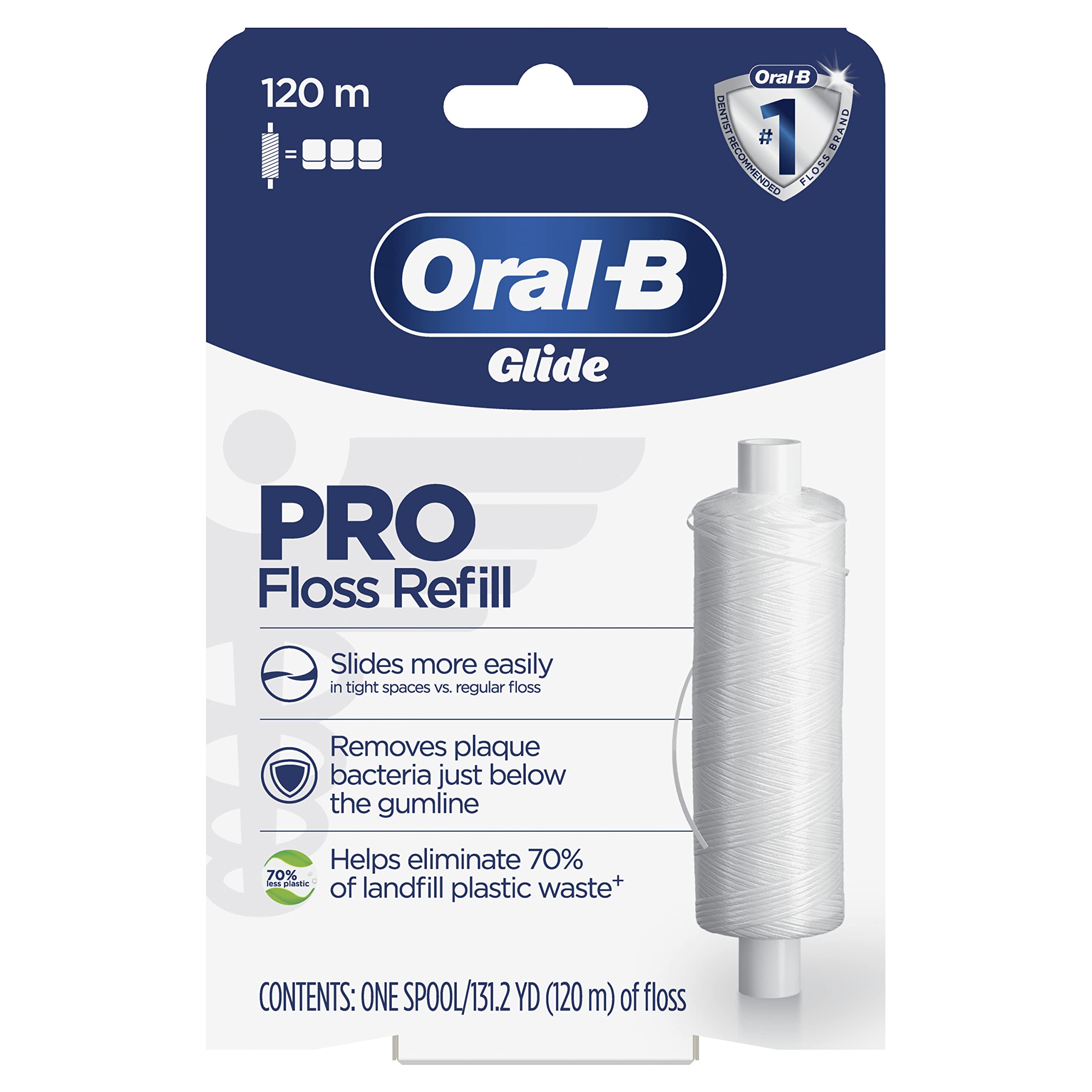 Foto 2 pulgar | Recambio De Hilo Dental Oral-b Glide Pro 120 M - Venta Internacional.